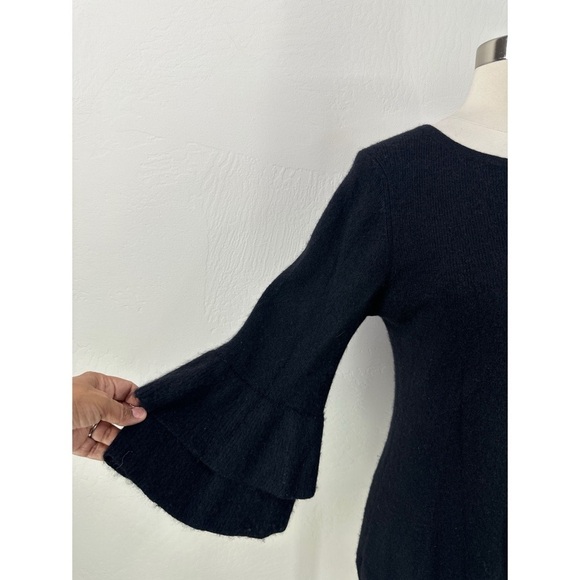 Charter Club Luxury Cashmere Ruffle 3/4 Sleeves Top - Picture 5 of 9